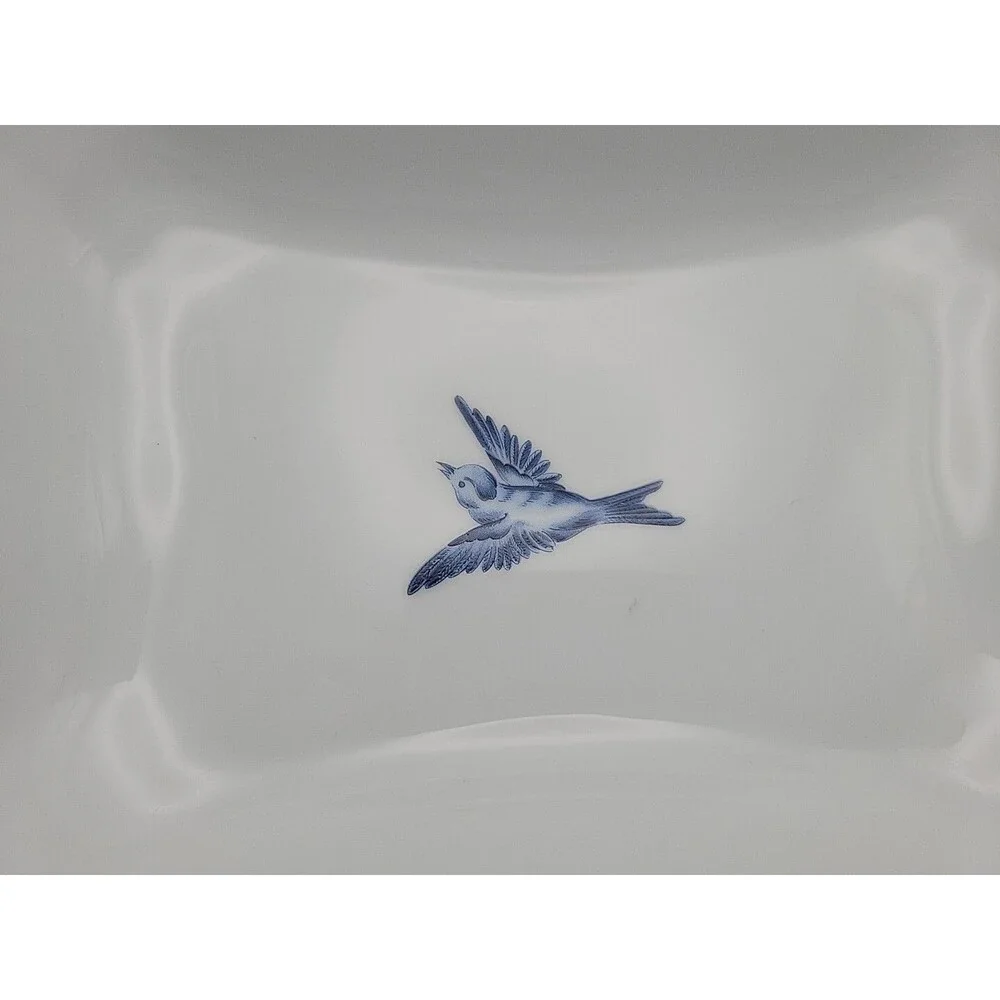 Gear-Arita Blue Damask 10-inch Serving Vegetable Display Bowl EUC Beautiful!